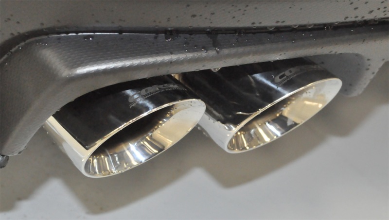 Subaru WRX STI Performance Exhaust - Dual Rear Exit - CORSA Performance - Cat Back Sport with 3.5in Tips - Polished - `15-`16